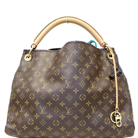 Louis Vuitton Monogram Artsy MM Shoulder Bag Brown M40249